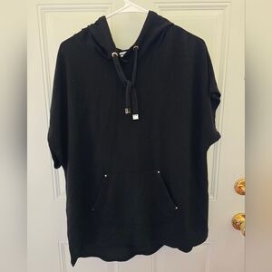 Calvin Klein Black Pullover Hoodie Top